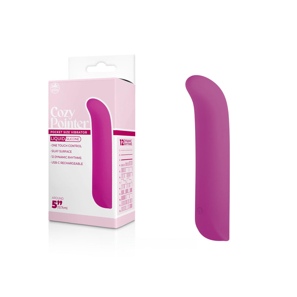 Buy Cozy Pointer - Pink - Pink 12.7 cm USB Rechargeable Mini Vibrator at NZ’s Mega Adult Toys Store. Discover premium sex toys with discreet shipping at the best price in NZ