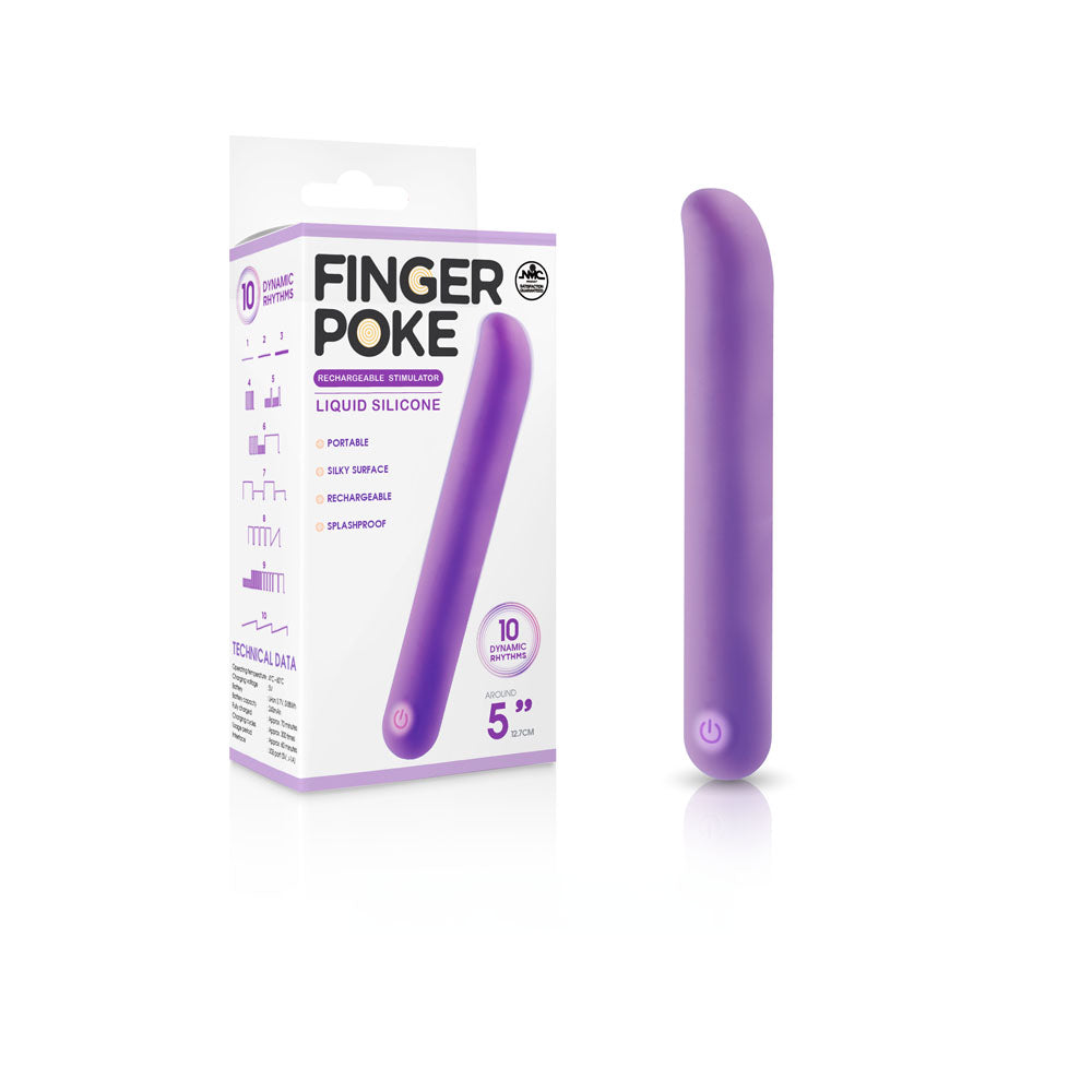 Buy Finger Poke - Purple - Purple 12.7 cm USB Rechargeable Bullet at NZ’s Mega Adult Toys Store. Discover premium sex toys with discreet shipping at the best price in NZ