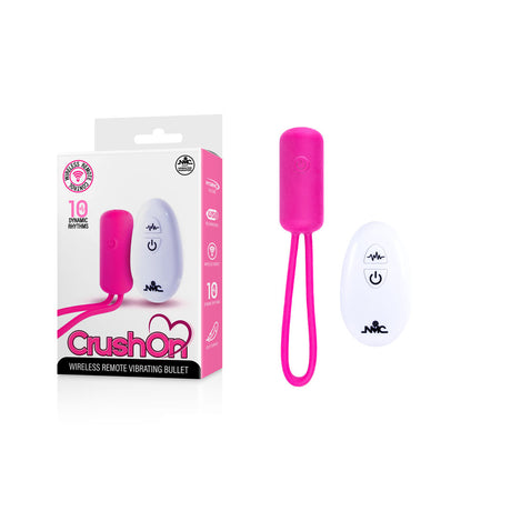 Buy Crush On - Pink - Pink USB Rechargeable Vibrating Bullet with Wireless Remote at NZ’s Mega Adult Toys Store. Discover premium sex toys with discreet shipping at the best price in NZ