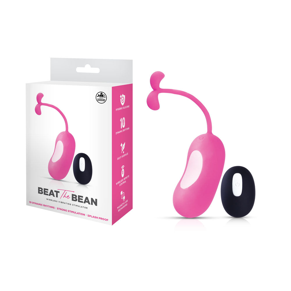 Buy Beat The Bean - Pink USB Rechargeable Vibrating Egg with Wireless Remote at NZ’s Mega Adult Toys Store. Discover premium sex toys with discreet shipping at the best price in NZ