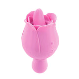 Introducing Adam & Eves EVES RAVISHING CLIT FLICKING ROSE: a USB rechargeable pink silicone stimulator shaped like a blooming rosebud. Its petal-like edges and soft matte finish make it perfect for a blissful clitoral orgasm.