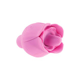 Introducing the Adam & Eves Eves Ravishing Clit Flicking Rose, a pink silicone USB rechargeable stimulator with smooth, petal-like layers and a defined center, designed to mimic a rosebud and enhance clitoral orgasms.