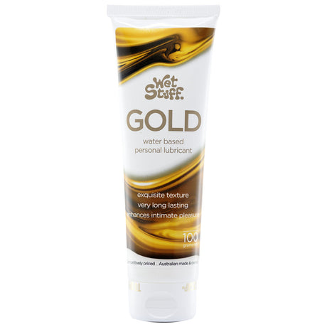 Buy Wet Stuff Gold - 100g Tube - Water Based Lubricant - 100 gram Tube at NZ’s Mega Adult Toys Store. Discover premium sex toys with discreet shipping at the best price in NZ