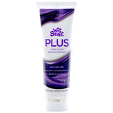 The Wet Stuff Plus 100g tube offers a silky, sensual water-based lubricant in a purple and white design. Its hypoallergenic, pH balanced, gentle on sensitive skin, and Australian-made for luxurious intimate moments.