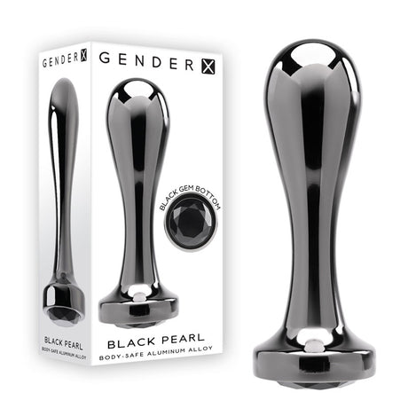 Buy Gender X BLACK PEARL - Gunmetal 12.4 cm Metal Butt Plug with Black Gem Base at NZ’s Mega Adult Toys Store. Discover premium sex toys with discreet shipping at the best price in NZ