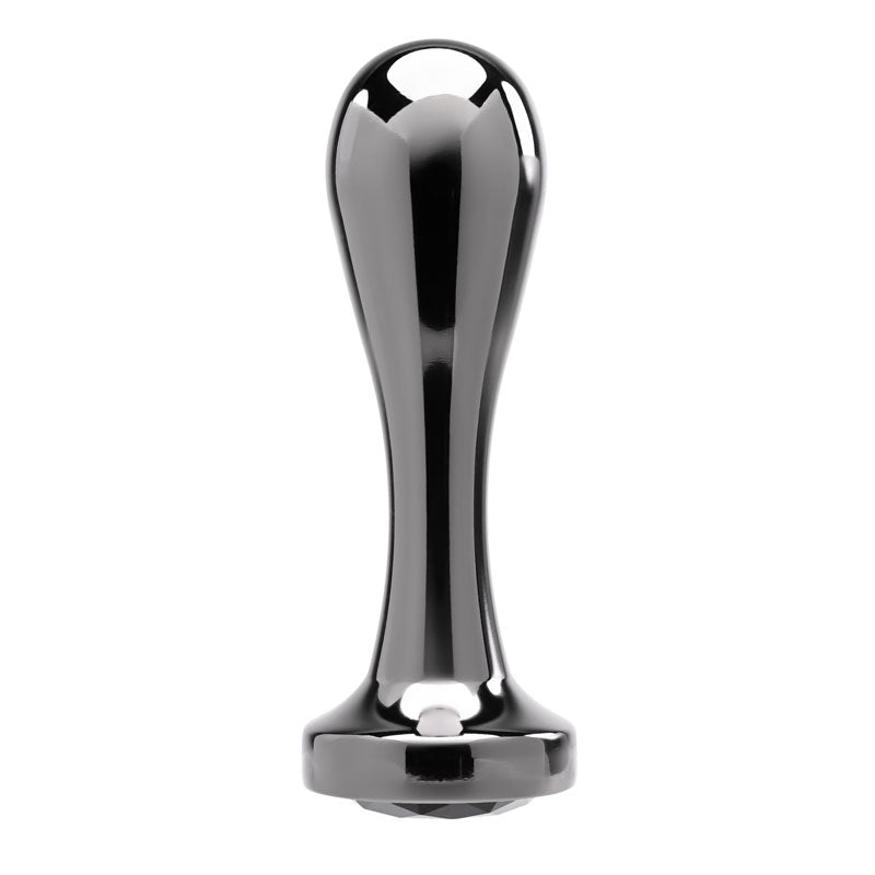 Buy Gender X BLACK PEARL - Gunmetal 12.4 cm Metal Butt Plug with Black Gem Base at NZ’s Mega Adult Toys Store. Discover premium sex toys with discreet shipping at the best price in NZ