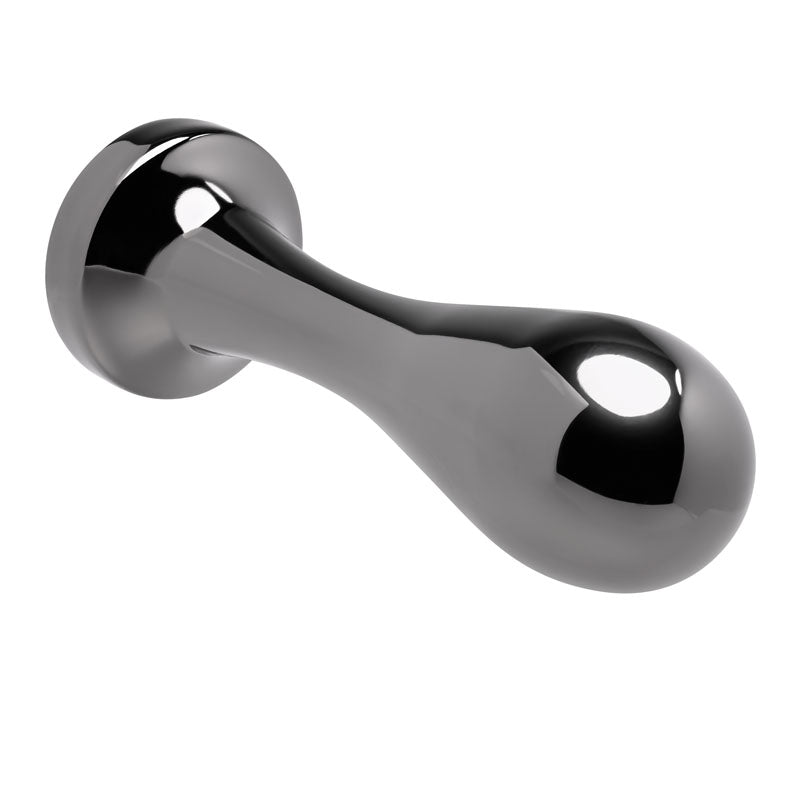 Buy Gender X BLACK PEARL - Gunmetal 12.4 cm Metal Butt Plug with Black Gem Base at NZ’s Mega Adult Toys Store. Discover premium sex toys with discreet shipping at the best price in NZ