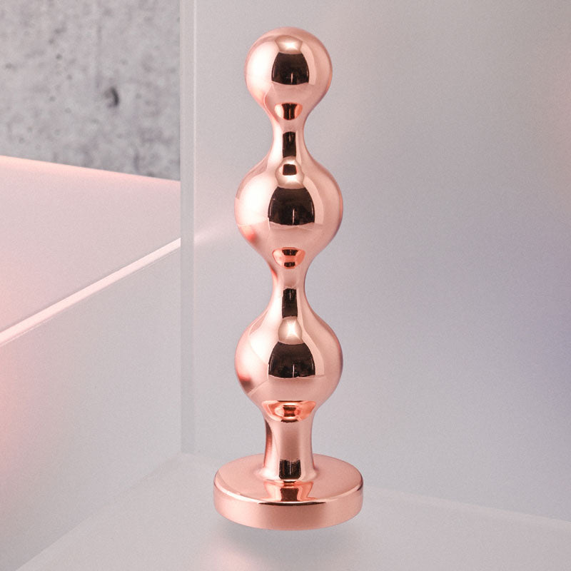 Buy Gender X GOLD DIGGER SMALL - Rose Gold Small Butt Plug with Black Gem Base at NZ’s Mega Adult Toys Store. Discover premium sex toys with discreet shipping at the best price in NZ