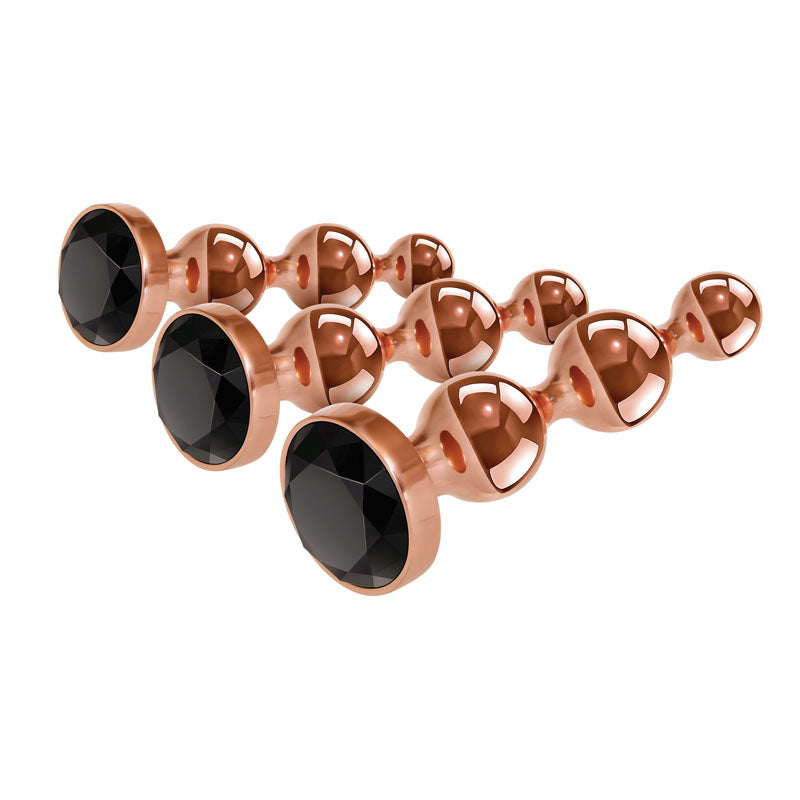 Buy Gender X GOLD DIGGER SET - Rose Gold Metallic Butt Plugs - Set of 3 Sizes at NZ’s Mega Adult Toys Store. Discover premium sex toys with discreet shipping at the best price in NZ