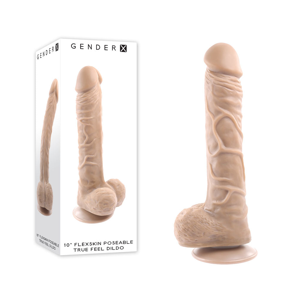 Buy Gender X 10'' FLEXSKIN POSEABLE TRUE FEEL - Light - Flesh 29.2 cm Poseable Dong at NZ’s Mega Adult Toys Store. Discover premium sex toys with discreet shipping at the best price in NZ