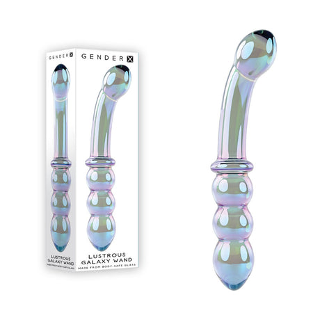 Buy Gender X LUSTROUS GALAXY WAND - Blue/Violet Glass 18.5 cm Double Ended Massager at NZ’s Mega Adult Toys Store. Discover premium sex toys with discreet shipping at the best price in NZ