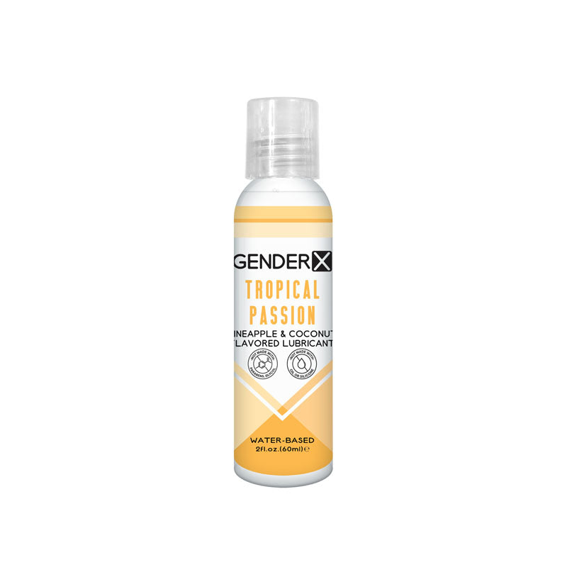 Buy Gender X TROPICAL PASSION Flavoured Lube - 60 ml - Pineapple & Coconut Flavoured Water Based Lubricant - 60 ml Bottle at NZ’s Mega Adult Toys Store. Discover premium sex toys with discreet shipping at the best price in NZ