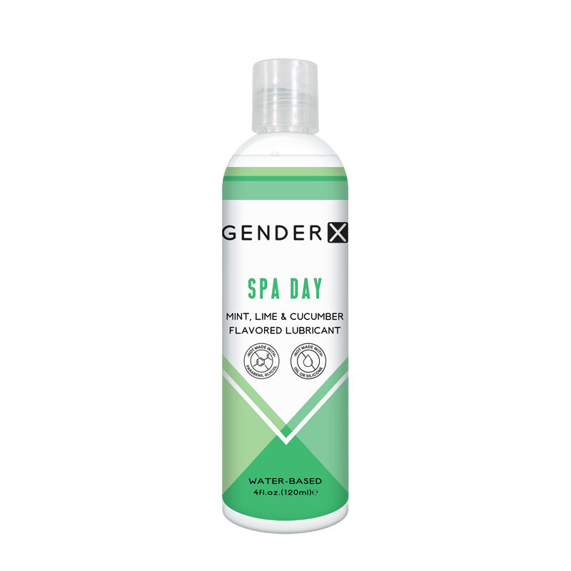 Buy Gender X SPA DAY Flavoured Lube - 120 ml - Mint, Lime & Cucumber Flavoured Water Based Lubricant - 120 ml Bottle at NZ’s Mega Adult Toys Store. Discover premium sex toys with discreet shipping at the best price in NZ