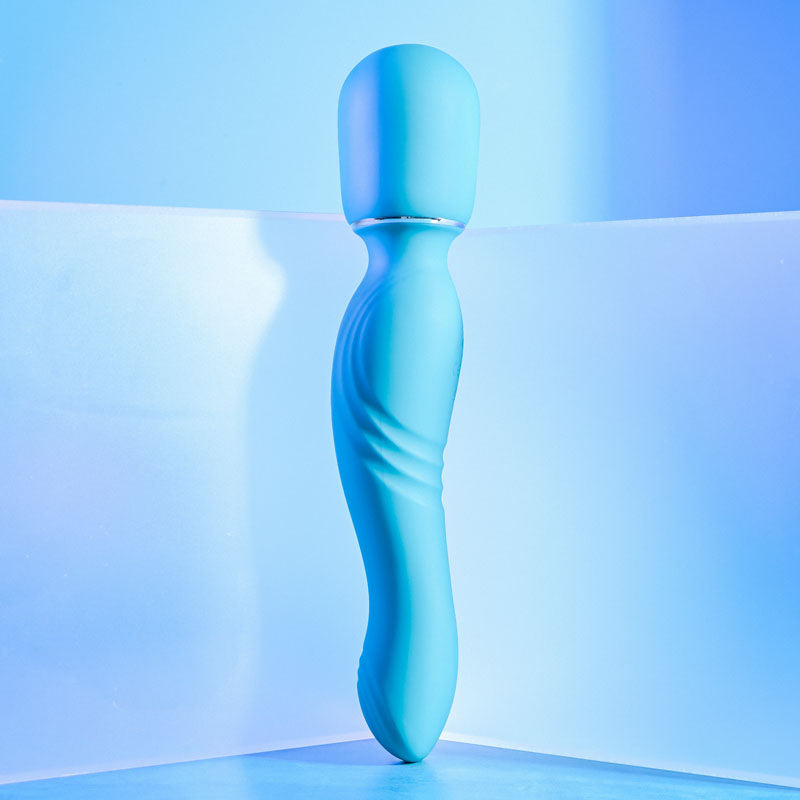 Buy Gender X DOUBLE THE FUN - Blue 26.7 cm USB Rechargeable Dual Ended Vibrator Wand at NZ’s Mega Adult Toys Store. Discover premium sex toys with discreet shipping at the best price in NZ