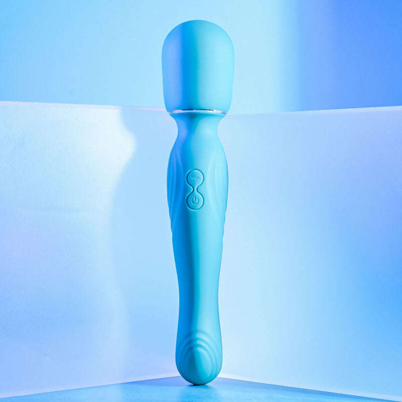 Buy Gender X DOUBLE THE FUN - Blue 26.7 cm USB Rechargeable Dual Ended Vibrator Wand at NZ’s Mega Adult Toys Store. Discover premium sex toys with discreet shipping at the best price in NZ