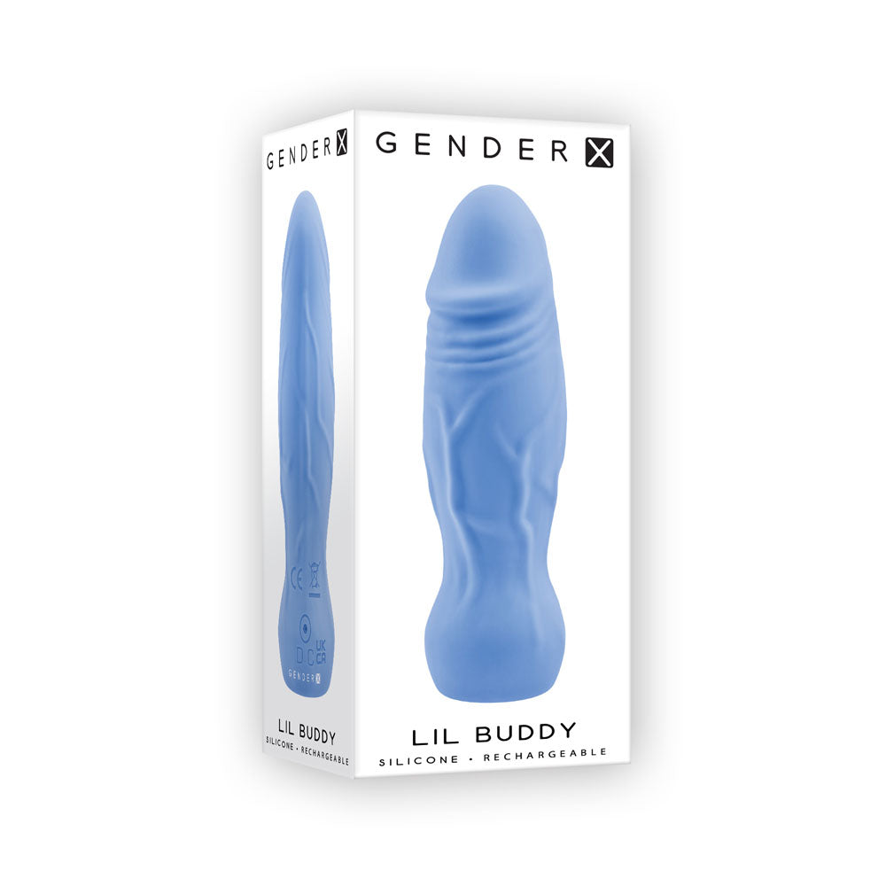 Buy Gender X LIL BUDDY - Light Blue 10.1 cm USB Rechargeable Mini Vibrator at NZ’s Mega Adult Toys Store. Discover premium sex toys with discreet shipping at the best price in NZ