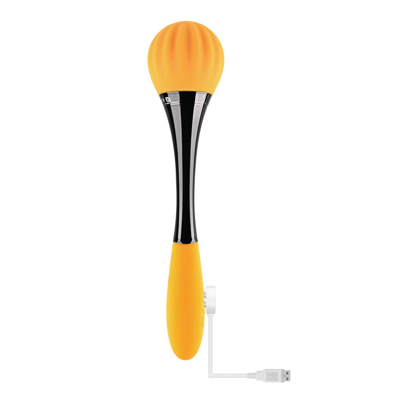 Buy Gender X SUNFLOWER - Yellow 20 cm USB Rechargeable Massage Wand at NZ’s Mega Adult Toys Store. Discover premium sex toys with discreet shipping at the best price in NZ