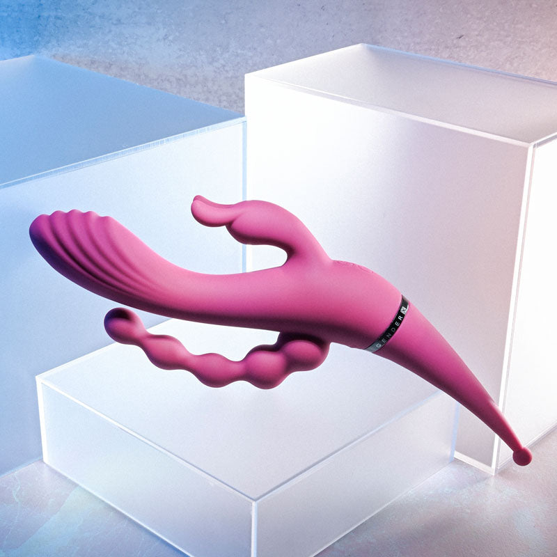 Buy Gender X FOUR BY FOUR - Pink 27.5 cm USB Rechargeable Multi Vibrator at NZ’s Mega Adult Toys Store. Discover premium sex toys with discreet shipping at the best price in NZ