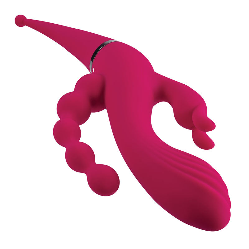 Buy Gender X FOUR BY FOUR - Pink 27.5 cm USB Rechargeable Multi Vibrator at NZ’s Mega Adult Toys Store. Discover premium sex toys with discreet shipping at the best price in NZ