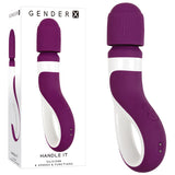 Buy Gender X HANDLE IT - Purple/White USB Rechargeable Massager Wand at NZ’s Mega Adult Toys Store. Discover premium sex toys with discreet shipping at the best price in NZ