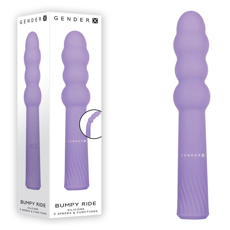 Buy Gender X BUMPY RIDE - Purple 17.4 cm USB Rechargeable Vibrator at NZ’s Mega Adult Toys Store. Discover premium sex toys with discreet shipping at the best price in NZ