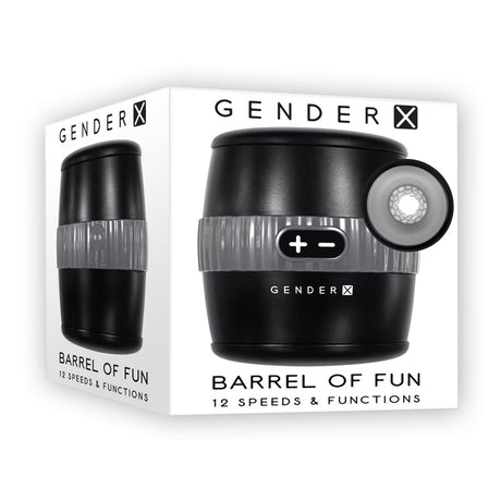 Buy Gender X BARREL OF FUN - Black USB Rechargeable Stroker at NZ’s Mega Adult Toys Store. Discover premium sex toys with discreet shipping at the best price in NZ