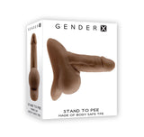 Buy Gender X STAND TO PEE - Dark - Brown Realistic Stand - To - Pee Funnel at NZ’s Mega Adult Toys Store. Discover premium sex toys with discreet shipping at the best price in NZ