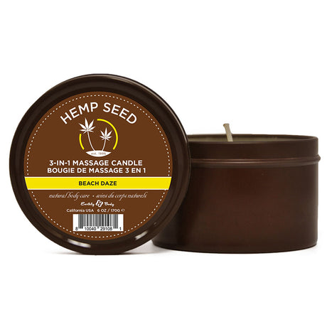 Buy Hemp Seed 3 - In - 1 Massage Candle - Beach Daze (Coconut & Pineapple) Scented - 170 g at NZ’s Mega Adult Toys Store. Discover premium sex toys with discreet shipping at the best price in NZ