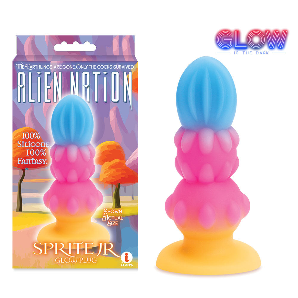 Buy Alien Nation - Sprite Jr. - Glow in Dark Coloured 10.8 cm Fantasy Anal Plug at NZ’s Mega Adult Toys Store. Discover premium sex toys with discreet shipping at the best price in NZ