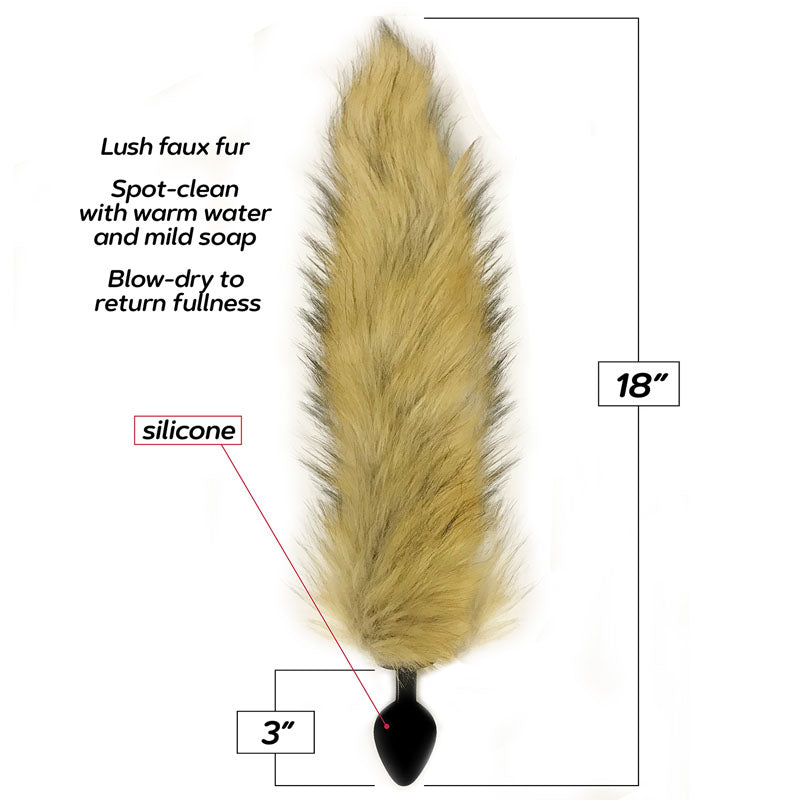 Buy Foxy Fox Tail Silicone Butt Plug - Ginger - 46 cm Tail at NZ’s Mega Adult Toys Store. Discover premium sex toys with discreet shipping at the best price in NZ