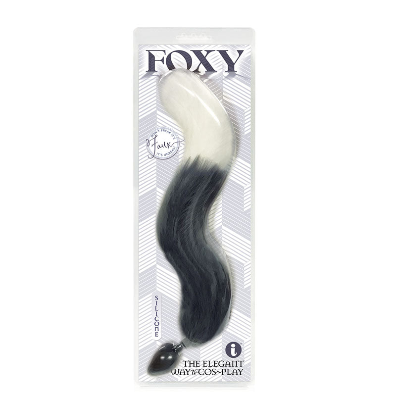 Buy Foxy Fox Tail Silicone Butt Plug - Grey with White Tip - 46 cm Tail at NZ’s Mega Adult Toys Store. Discover premium sex toys with discreet shipping at the best price in NZ