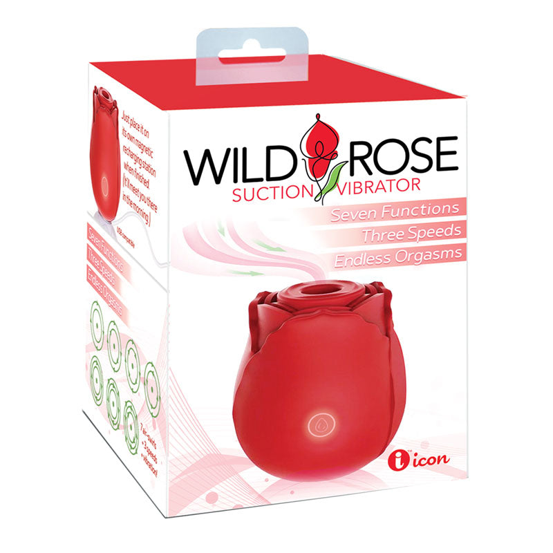 Buy Wild Rose Suction Vibrator - Red USB Rechargeable Air Pulse Stimulator at NZ’s Mega Adult Toys Store. Discover premium sex toys with discreet shipping at the best price in NZ