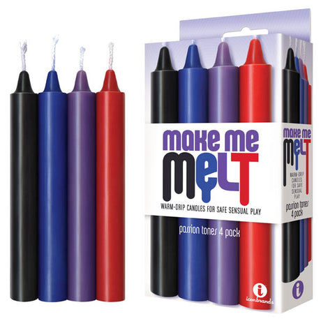 Buy Make Me Melt Drip Candles - Passion - Passion Tones Drip Candles - 4 Pack at NZ’s Mega Adult Toys Store. Discover premium sex toys with discreet shipping at the best price in NZ