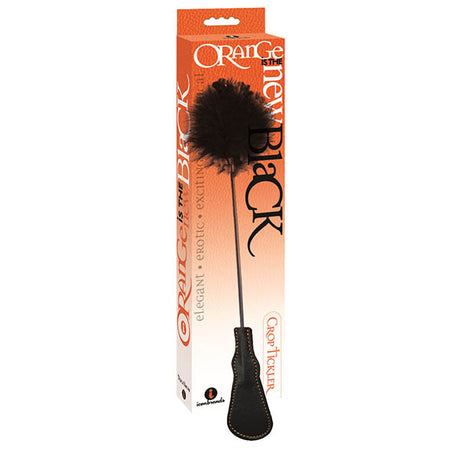 Buy The 9's Orange Is The New Black, Riding Crop & Tickler - Black Feather Crop at NZ’s Mega Adult Toys Store. Discover premium sex toys with discreet shipping at the best price in NZ