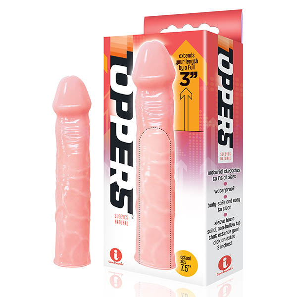 Buy The 9's Toppers - Flesh 7.6 cm (3'') Penis Extension Sleeve at NZ’s Mega Adult Toys Store. Discover premium sex toys with discreet shipping at the best price in NZ