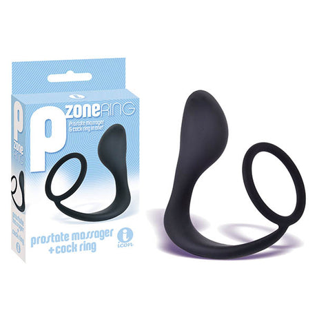 Buy The 9's P - Zone Cock Ring - Black Anal Plug with Cock Ring at NZ’s Mega Adult Toys Store. Discover premium sex toys with discreet shipping at the best price in NZ