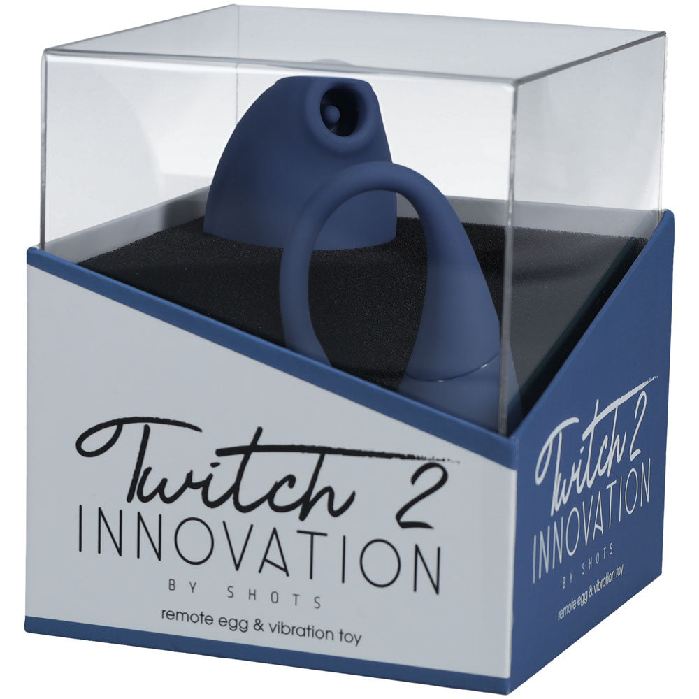 Buy Twitch 2 - Blue - Blue US Rechargeable Suction Vibrator with Remote Vibrating Egg at NZ’s Mega Adult Toys Store. Discover premium sex toys with discreet shipping at the best price in NZ