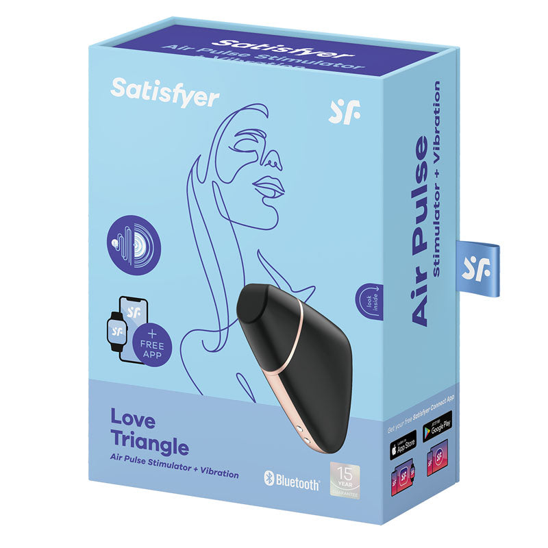 Buy Satisfyer Love Triangle - App Contolled Touch - Free USB - Rechargeable Clitoral Stimulator with Vibration at NZ’s Mega Adult Toys Store. Discover premium sex toys with discreet shipping at the best price in NZ