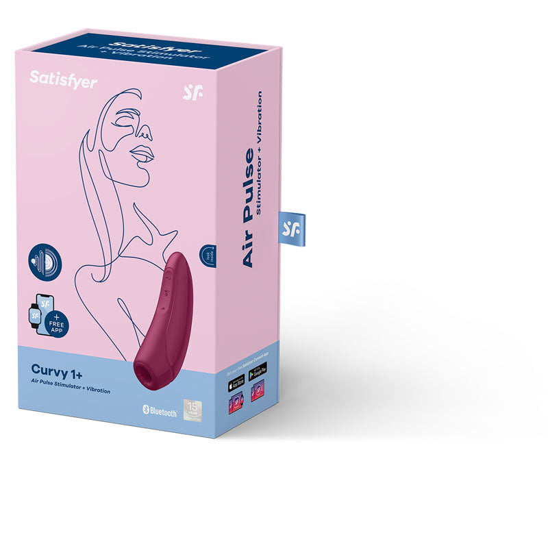 Buy Satisfyer Curvy 1+ - App Contolled Touch - Free USB - Rechargeable Clitoral Stimulator with Vibration at NZ’s Mega Adult Toys Store. Discover premium sex toys with discreet shipping at the best price in NZ