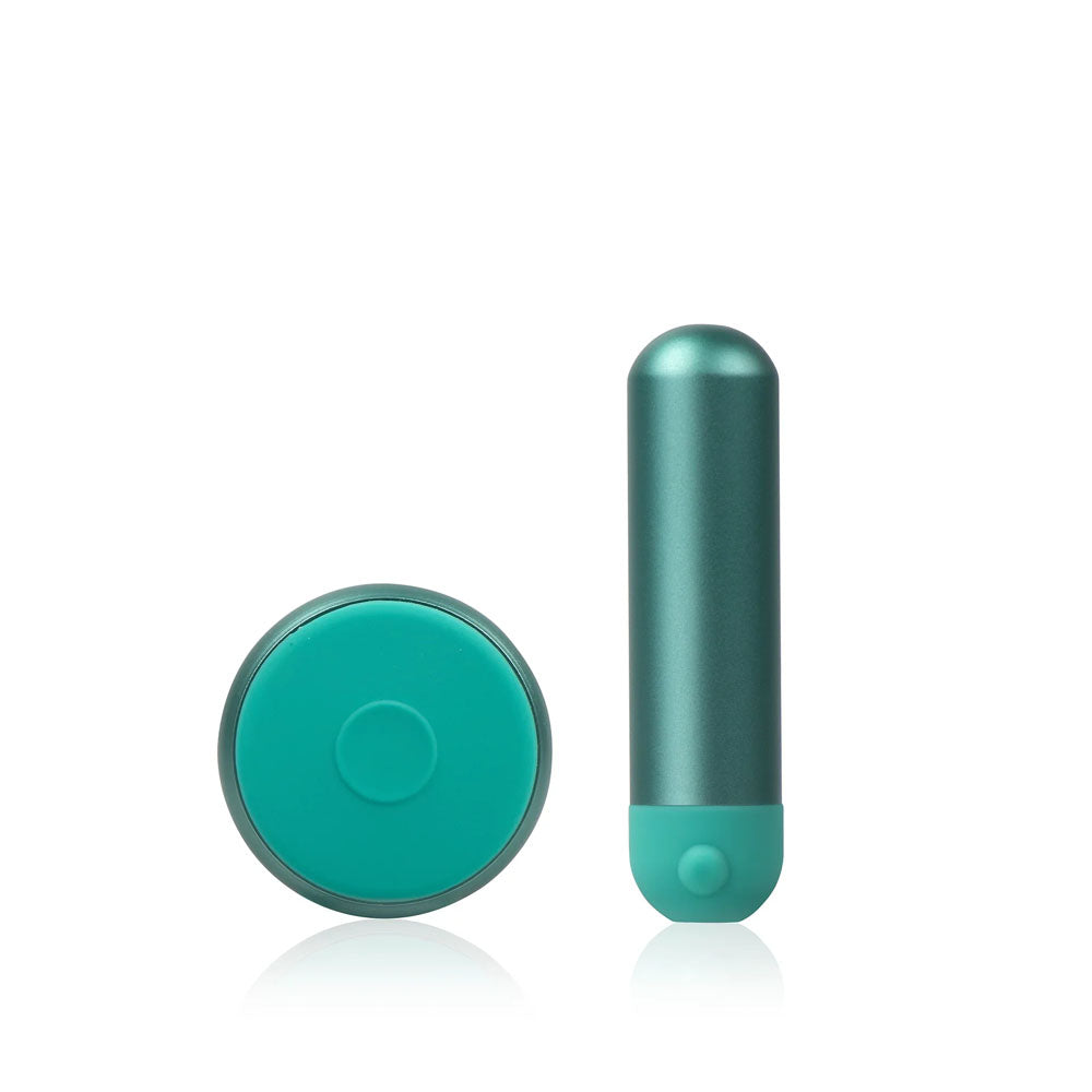 Buy JimmyJane Mini Chroma - Teal - Teal 7.8 cm USB Rechargeable Bullet with Wireless Remote at NZ’s Mega Adult Toys Store. Discover premium sex toys with discreet shipping at the best price in NZ