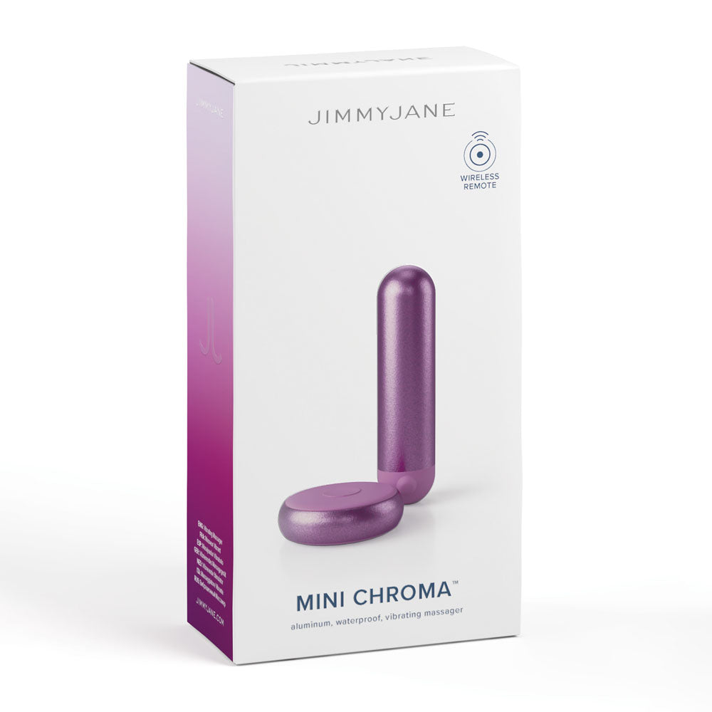 Buy JimmyJane Mini Chroma - Purple - Purple 7.8 cm USB Rechargeable Bullet with Wireless Remote at NZ’s Mega Adult Toys Store. Discover premium sex toys with discreet shipping at the best price in NZ