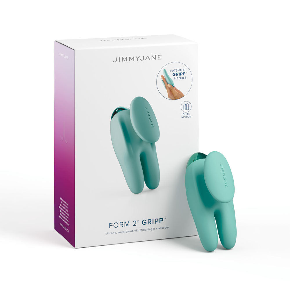 Buy JimmyJane Form 2 Gripp - Teal 9.7 cm USB Rechargeable Handheld Stimulator at NZ’s Mega Adult Toys Store. Discover premium sex toys with discreet shipping at the best price in NZ