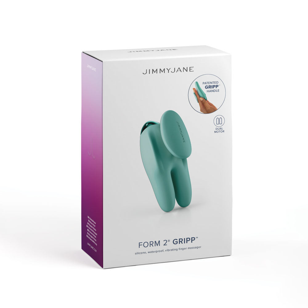 Buy JimmyJane Form 2 Gripp - Teal 9.7 cm USB Rechargeable Handheld Stimulator at NZ’s Mega Adult Toys Store. Discover premium sex toys with discreet shipping at the best price in NZ