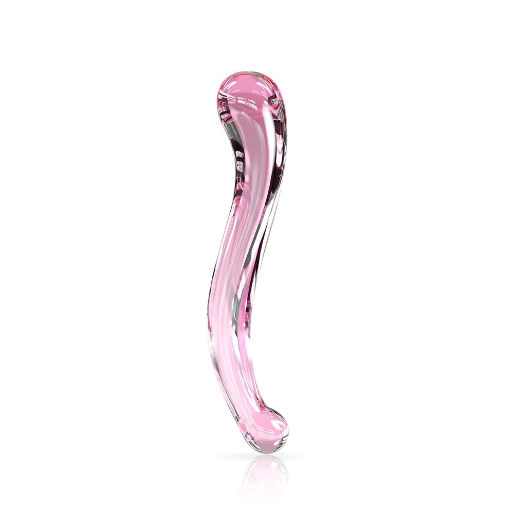 Buy JimmyJane Dillenia Gama - Pink Glass 24.6 cm Dildo at NZ’s Mega Adult Toys Store. Discover premium sex toys with discreet shipping at the best price in NZ