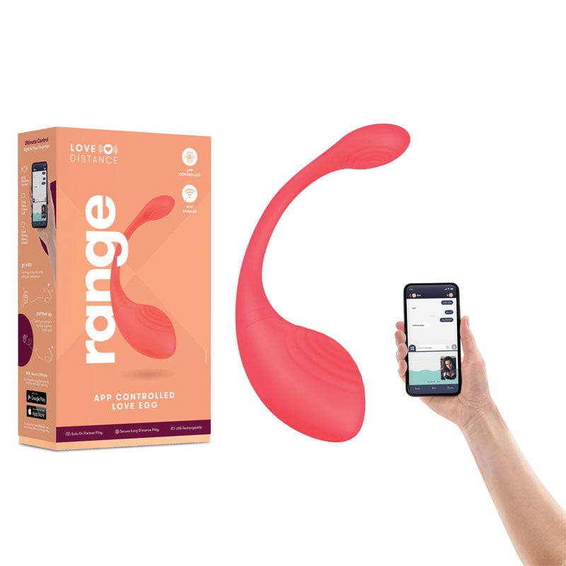 Buy Love Distance RANGE - Coral Rechargeable Love Egg with App Contol at NZ’s Mega Adult Toys Store. Discover premium sex toys with discreet shipping at the best price in NZ