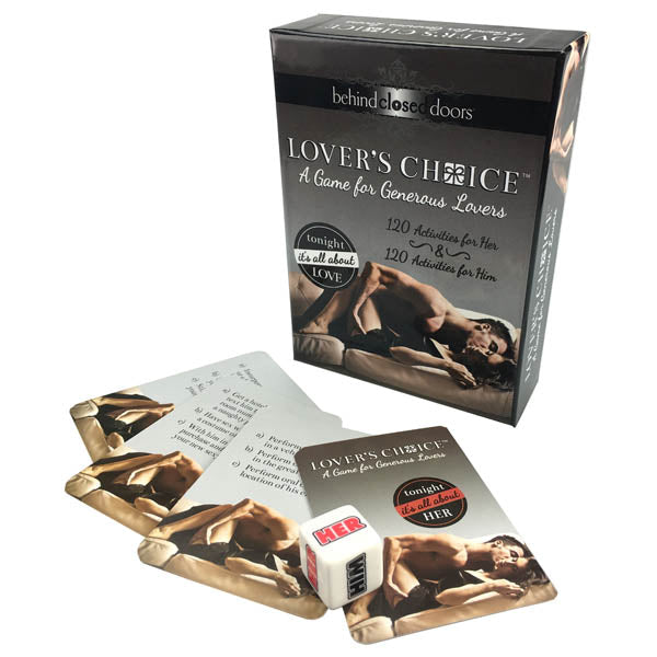 Buy Behind Closed Doors - Lovers Choice - Couples Game at NZ’s Mega Adult Toys Store. Discover premium sex toys with discreet shipping at the best price in NZ