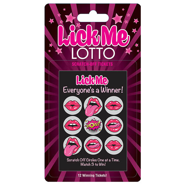 Buy Lick Me Lotto - Naughty Scratcher at NZ’s Mega Adult Toys Store. Discover premium sex toys with discreet shipping at the best price in NZ