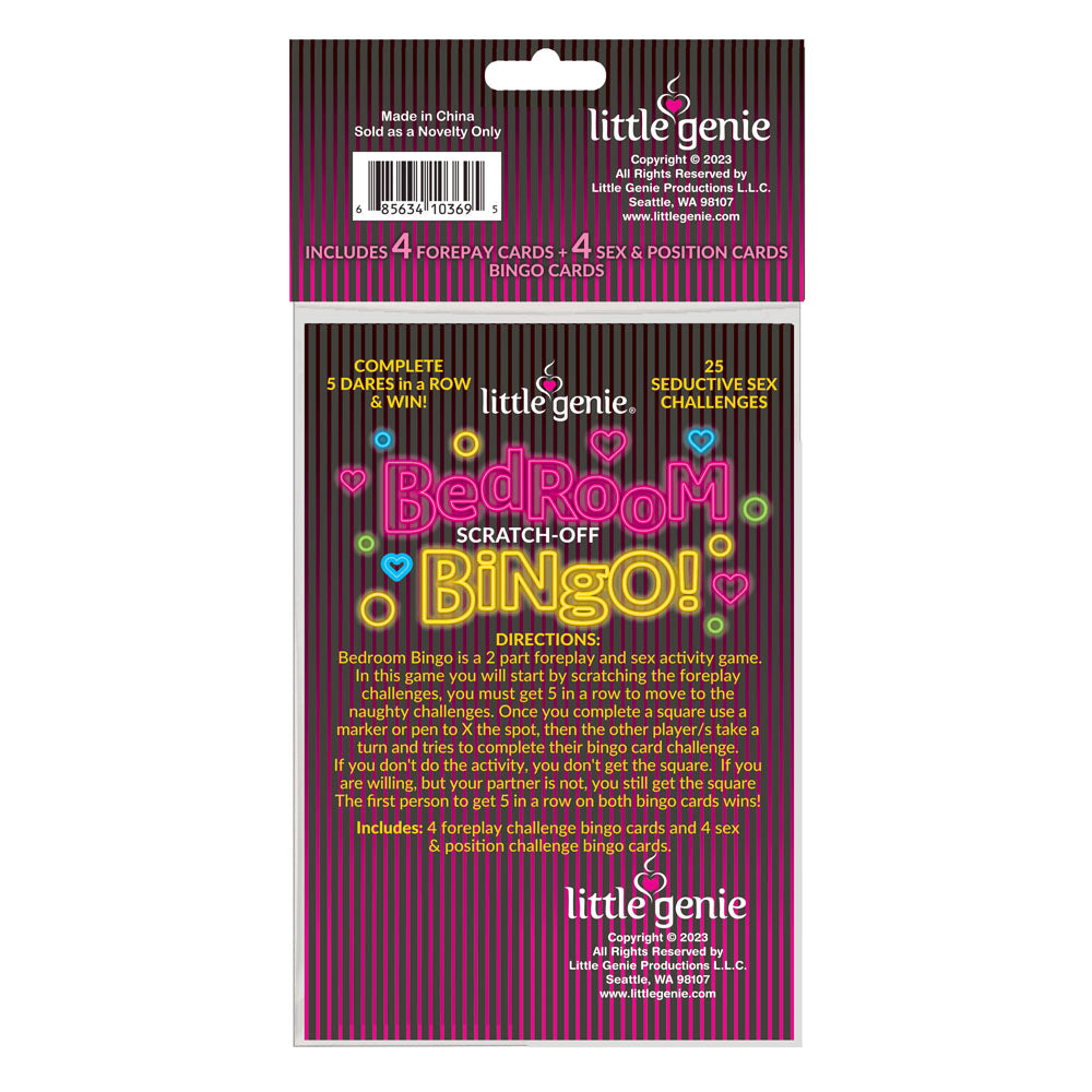 Buy Bedroom Bingo - Foreplay Scratcher Card at NZ’s Mega Adult Toys Store. Discover premium sex toys with discreet shipping at the best price in NZ