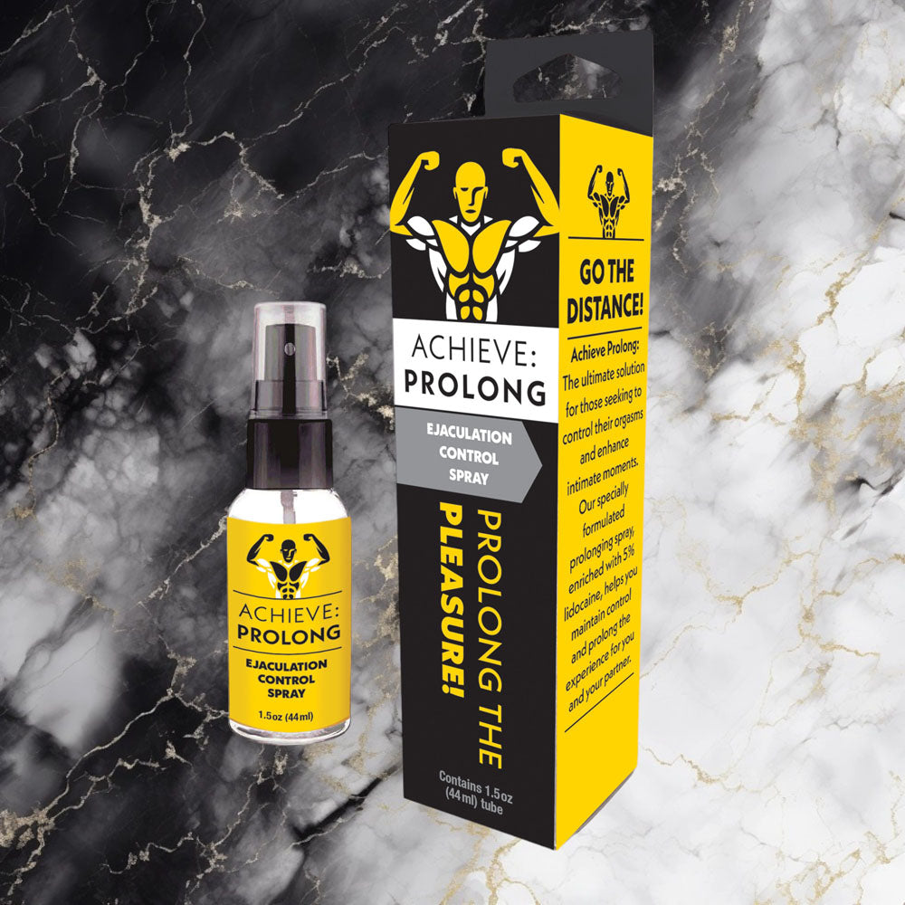 Buy Achieve: Prolong - Ejaculation Control Spray for Men - 29 ml Spray at NZ’s Mega Adult Toys Store. Discover premium sex toys with discreet shipping at the best price in NZ