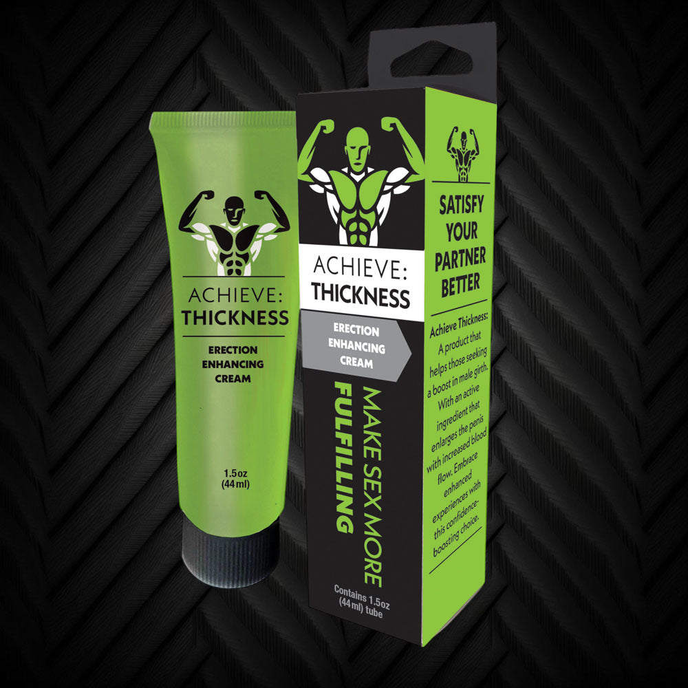 Buy Achieve: Thickness - Erection Enhancing Cream for Men - 44 ml at NZ’s Mega Adult Toys Store. Discover premium sex toys with discreet shipping at the best price in NZ